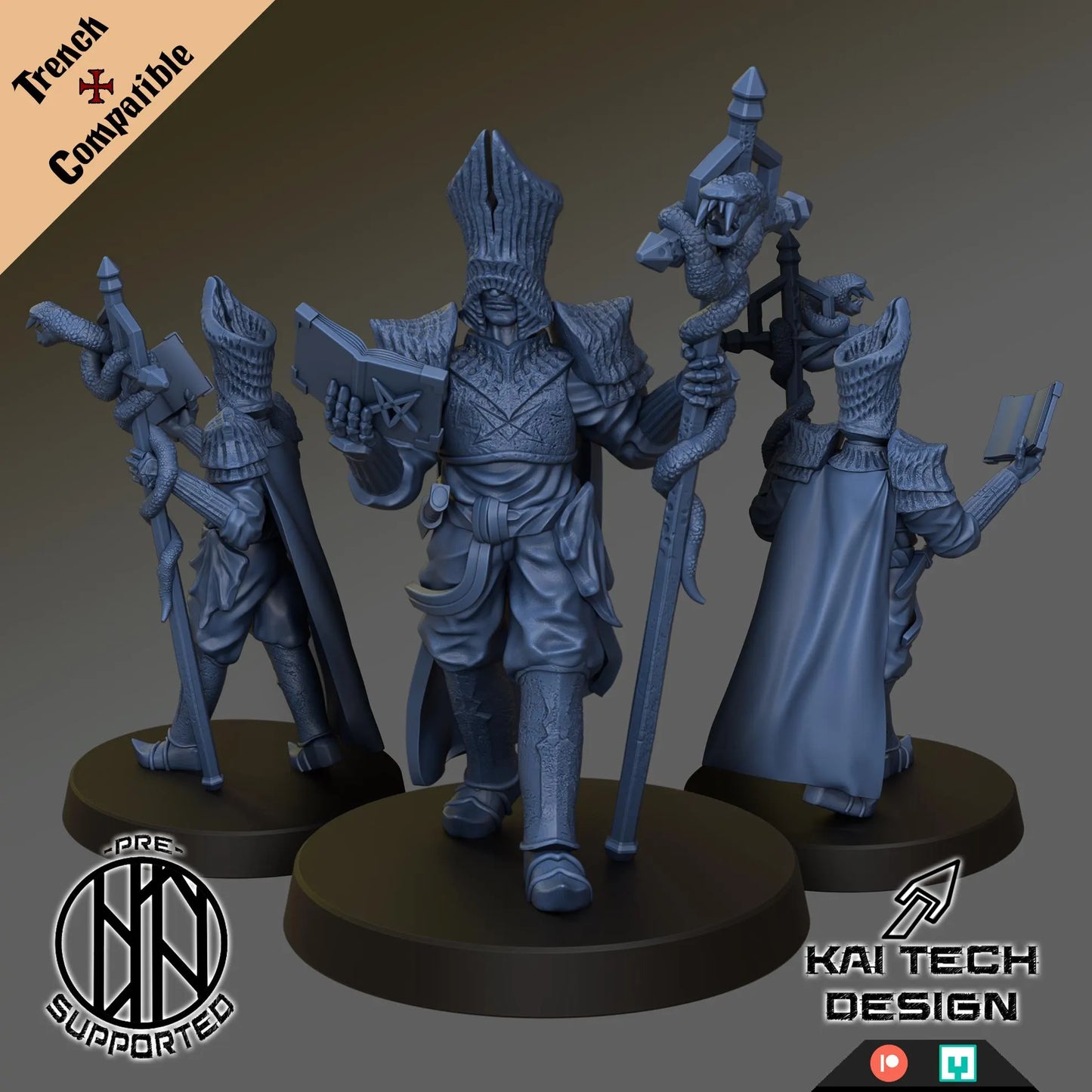 Heretic Priest - Trench Warband Miniatures | Compatible with Tabletop Wargames