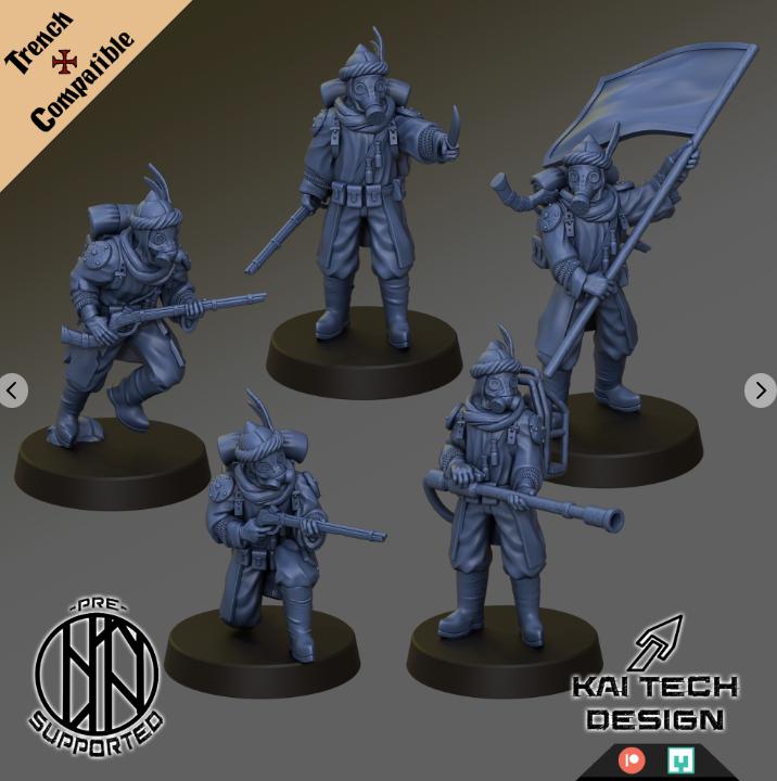 Sultanate Complete Army Set - Trench Warband Miniatures | Compatible with Tabletop Wargames