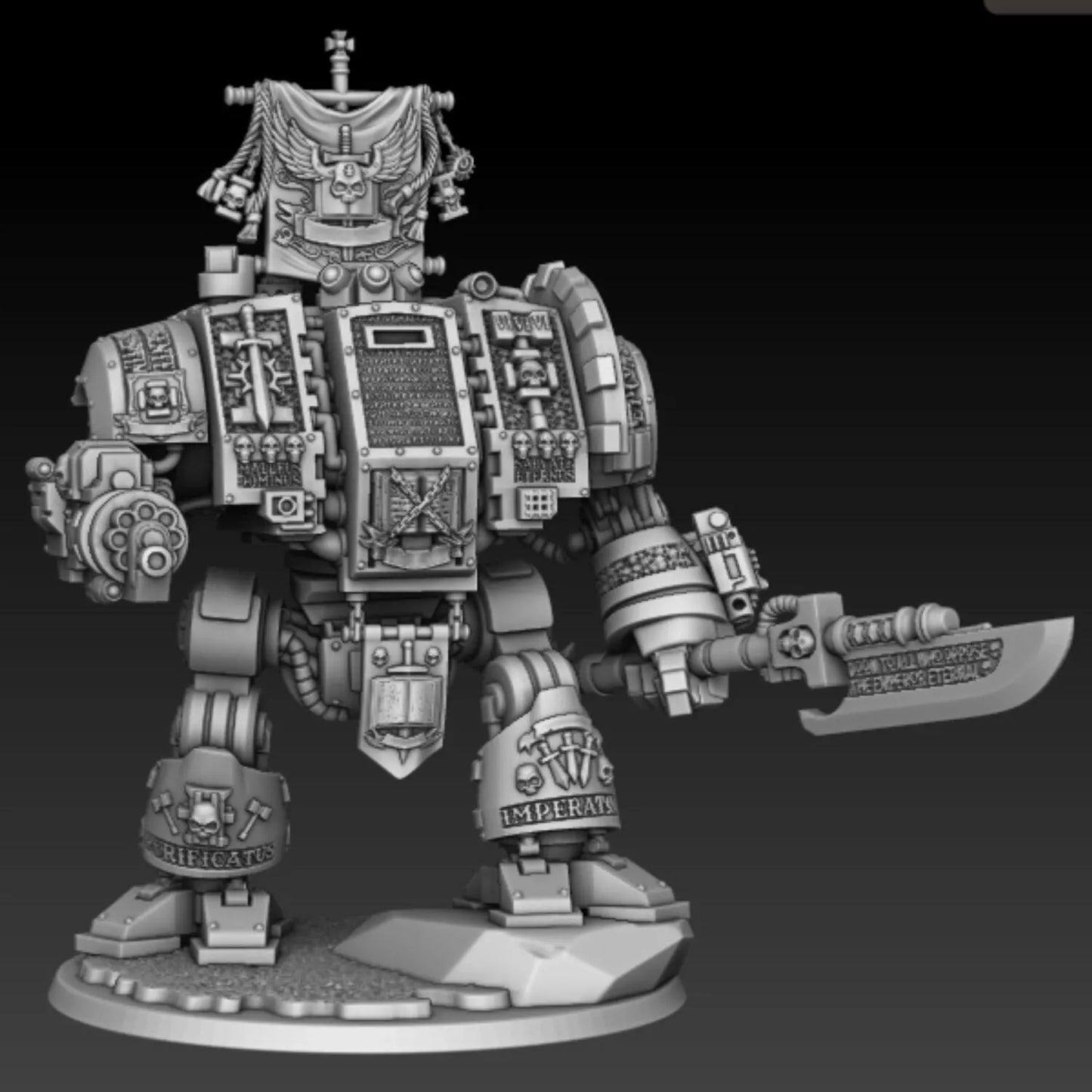 Silver Wardens - Box Walking Robot of Death | For Tabletop Wargames