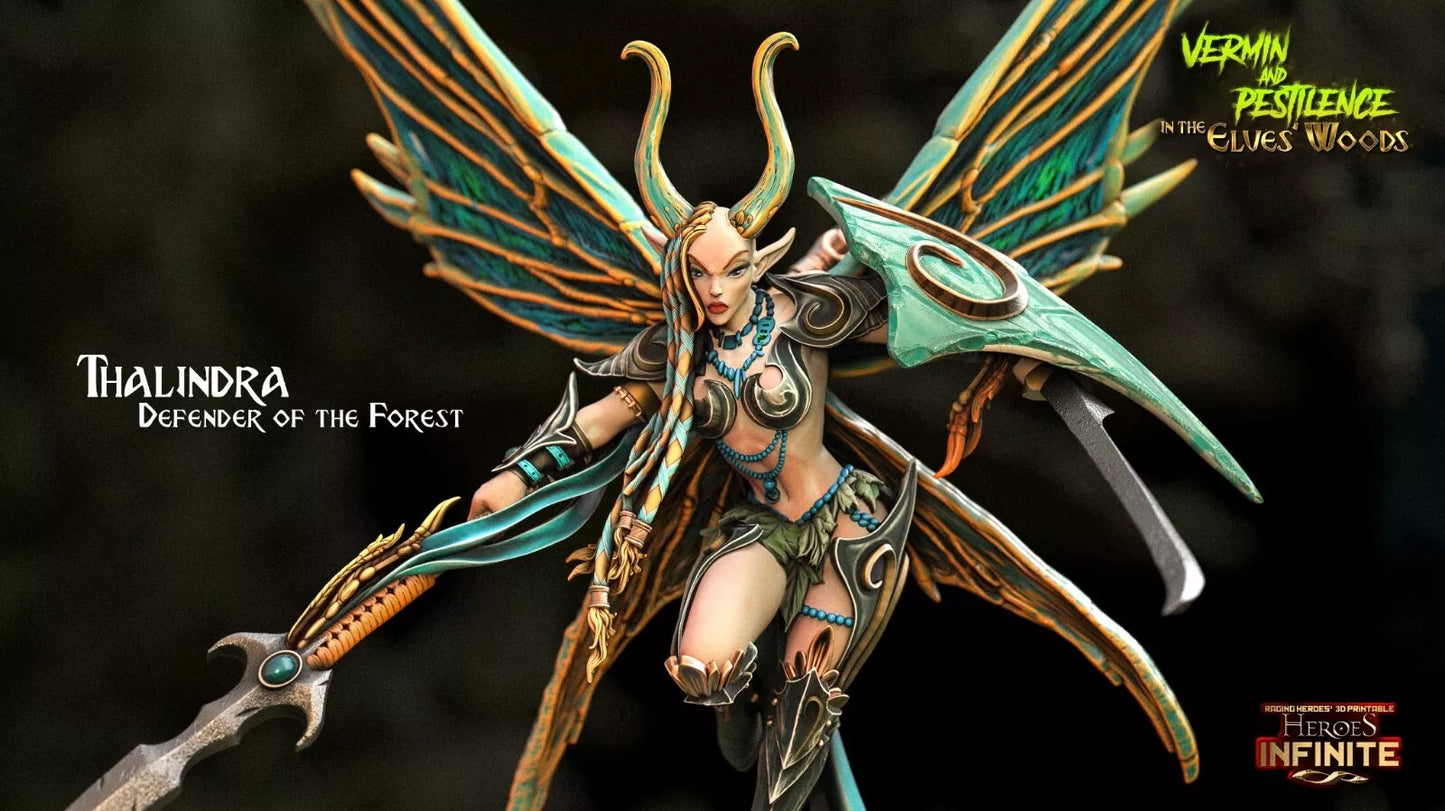 Thalindra, Defender of the Forest - Vermin and Pestilence | Compatible with Tabletop Wargames