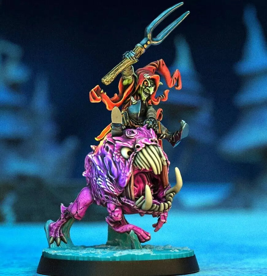 Gobbler Riders, 5-Man Unit - Christmas Chronicles Goblin Mayhem | Compatible with Tabletop Wargames