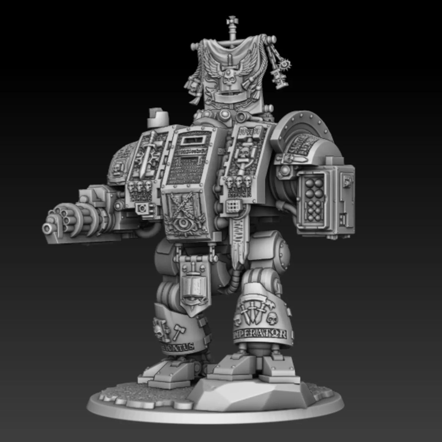 Silver Wardens - Box Walking Robot of Death | For Tabletop Wargames