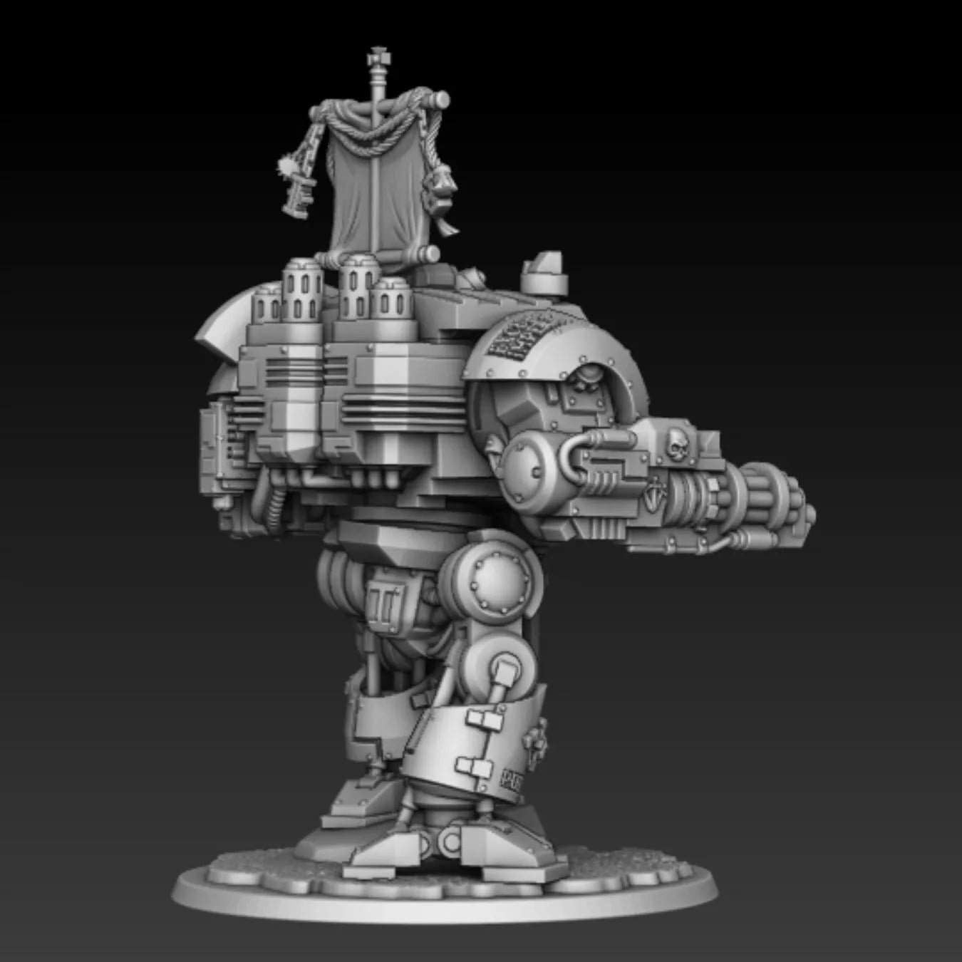 Silver Wardens - Box Walking Robot of Death | For Tabletop Wargames