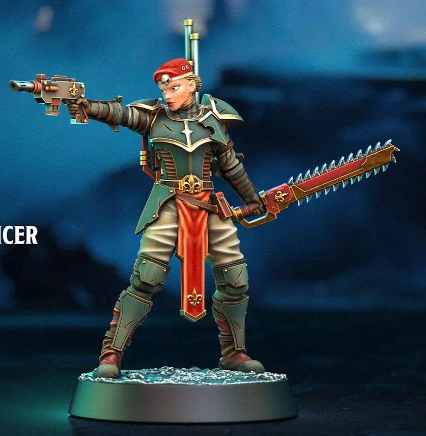 Commando Echo Squad Officer - Void Elves | Compatible with Tabletop Wargames