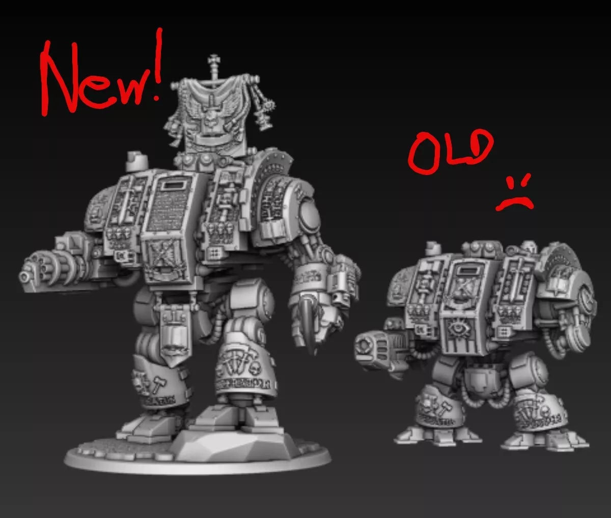 Silver Wardens - Box Walking Robot of Death | For Tabletop Wargames