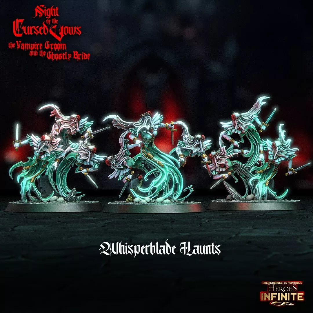Whisperblade Haunts - Night of the Cursed Vows | Compatible with Tabletop Wargames