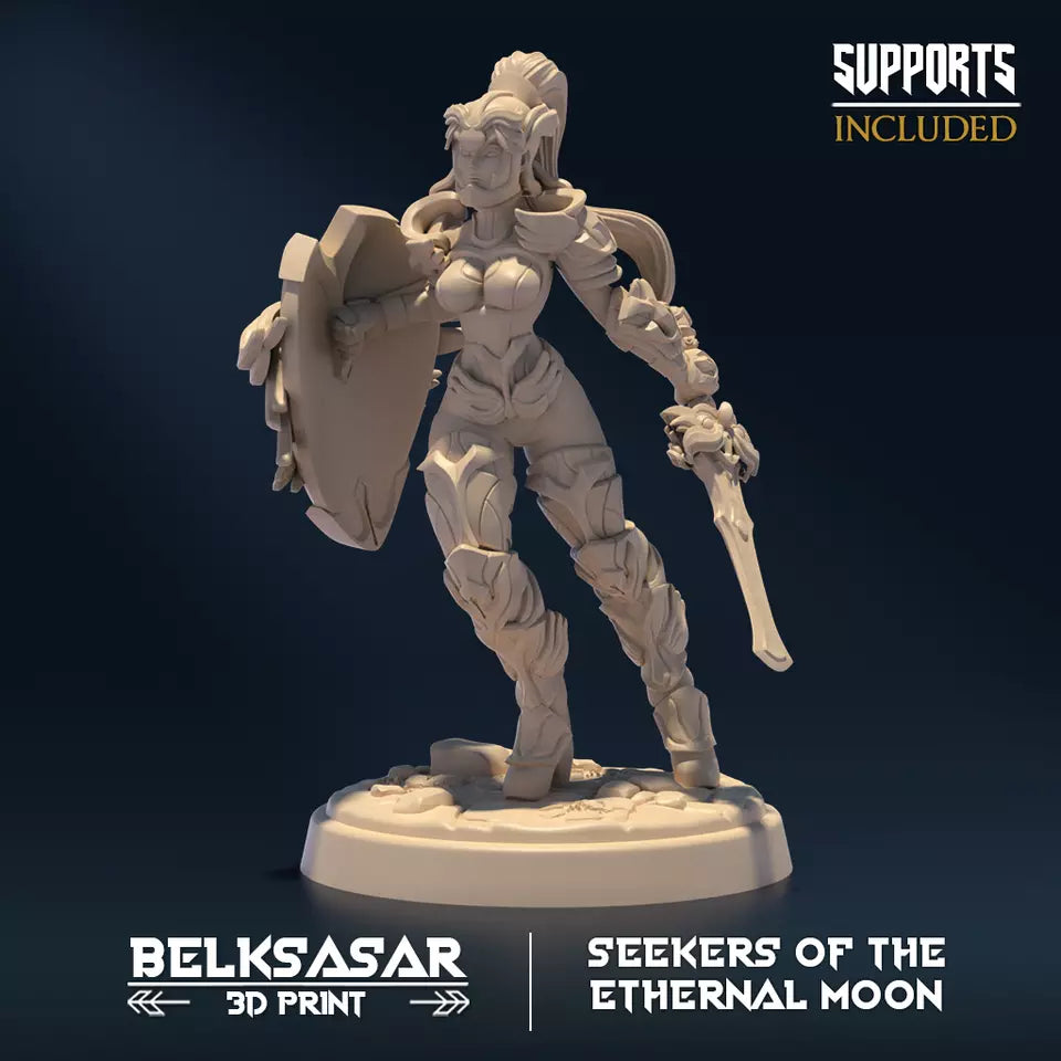 Seekers of the Eternal Moon: Custodian Vigilants | Compatible with Tabletop Wargames