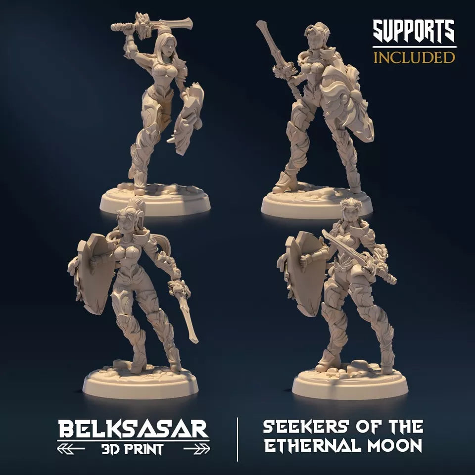 Seekers of the Eternal Moon: Custodian Vigilants | Compatible with Tabletop Wargames
