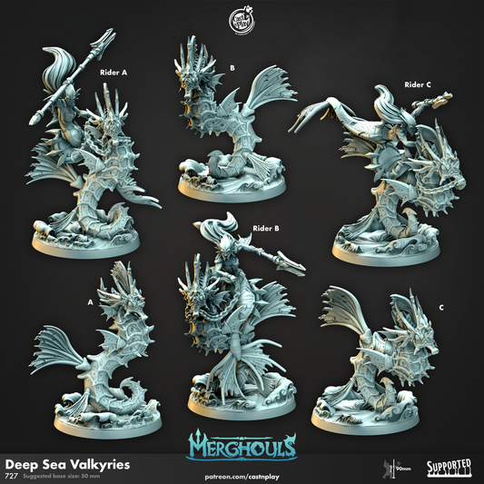 Deep Sea Valkyries Set - For D&D Campaigns & Tabletop Games