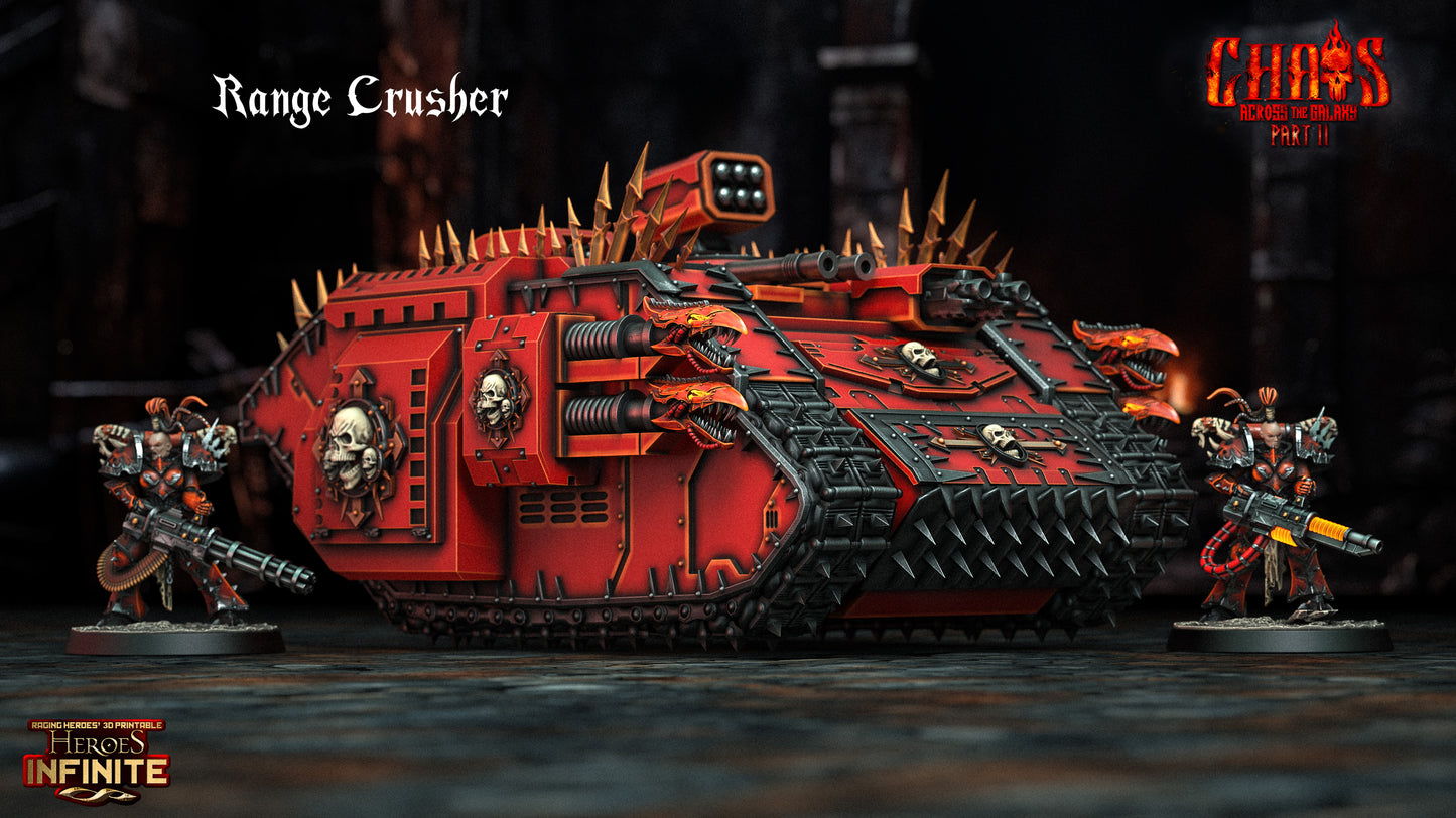 Range Crusher - Chaos Across the Galaxy | Compatible with Tabletop Wargames