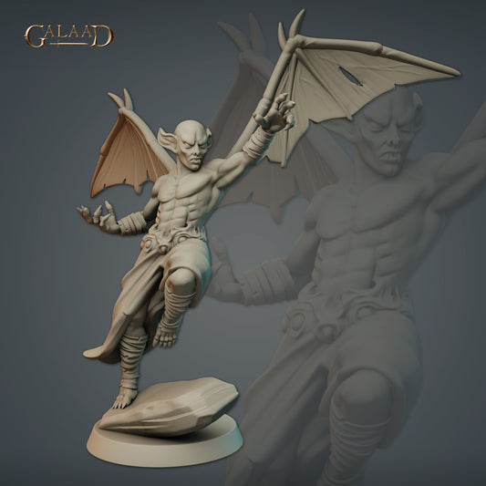 Lord Vampire-01: 3D Resin Printed DnD (D&D) Pathfinder Miniatures