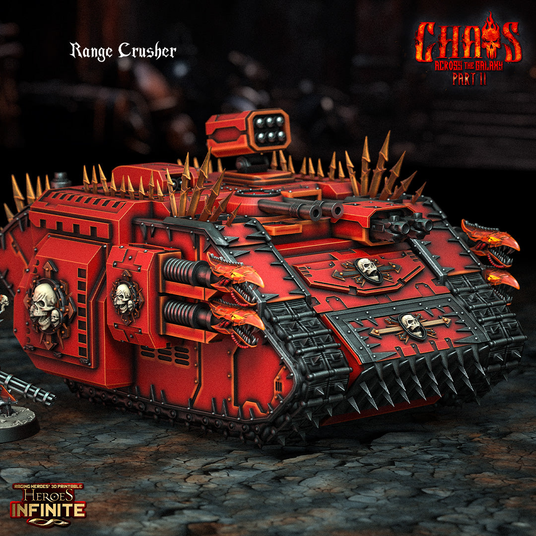 Range Crusher - Chaos Across the Galaxy | Compatible with Tabletop Wargames