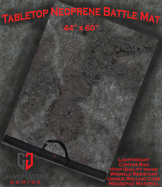 Ashen Wastelands - Neoprene Battle Mat with Bag