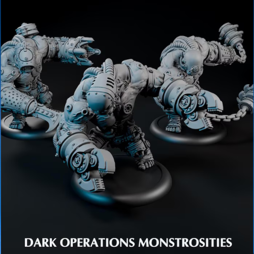 Dark Operations Monstrosities | Compatible with Tabletop Wargames