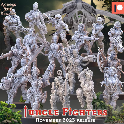 Jungle Fighters - Complete Pinup Army