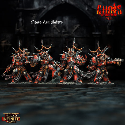 The Annihilators - Chaos Across the Galaxy | Compatible with Tabletop Wargames