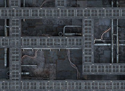 Grimdark Station - Neoprene Battle Mat with Bag
