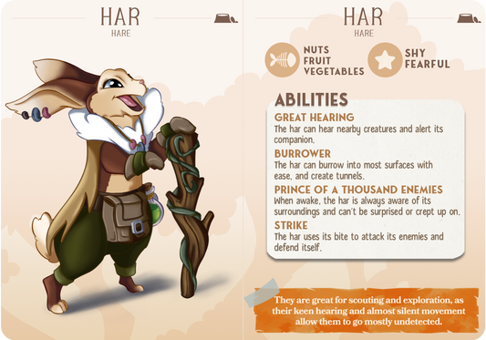 Har the Hare - Companions - Burrowers - For D&D Campaigns & Tabletop Games