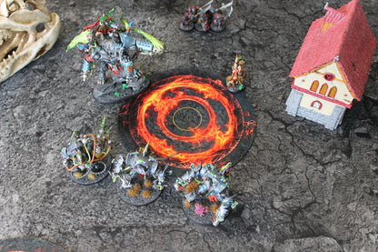 Double Sided Neoprene 7.57" Objective Markers - Green and Flaming Portal