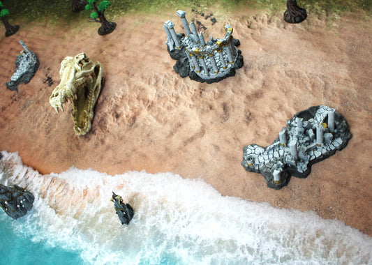 Coastal Shore - Neoprene Battle Mat with Bag