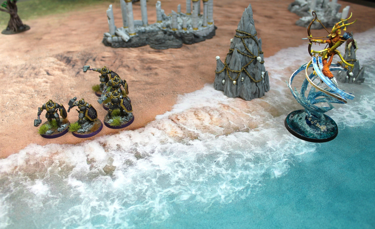 Coastal Shore - Neoprene Battle Mat with Bag