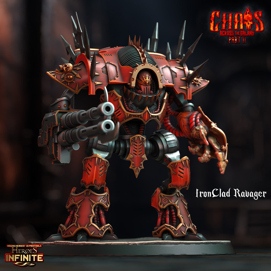 Ironclad Ravager - Chaos Across the Galaxy | Compatible with Tabletop Wargames