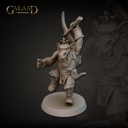 Kobold 02: 3D Resin Printed DnD (D&D) Pathfinder Miniatures