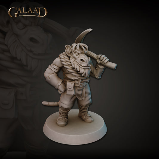 Kobold 03: 3D Resin Printed DnD (D&D) Pathfinder Miniatures