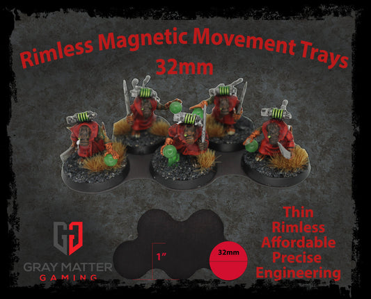 Horde Collection (Set of 5) 32mm Staggered Magnetic Movement Tray