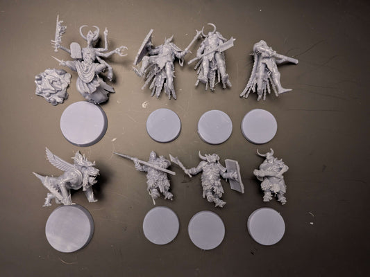 Seven Headed Serpent Warband - Trench Warband Miniatures | Compatible with Tabletop Wargames