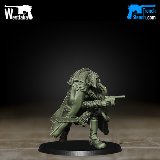 Cadaver Corps Technomancer - Trench Warband Miniatures | Compatible with Tabletop Wargames