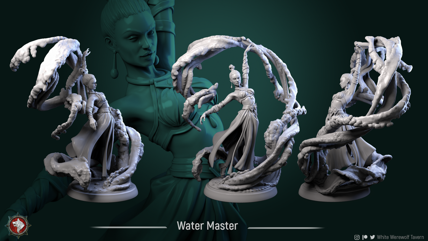 Water Master - 3D Resin Printed DnD (D&D) Pathfinder Miniatures