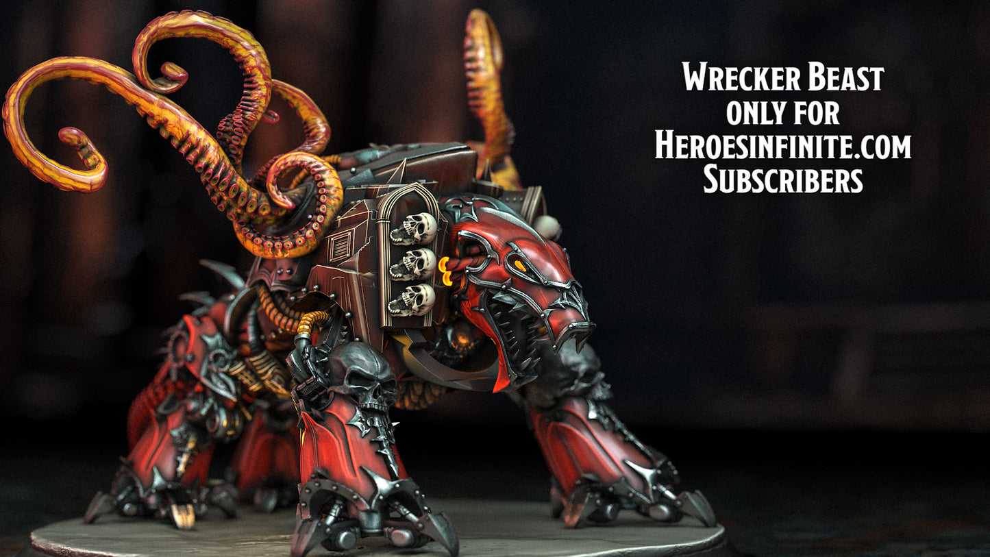 Wrecker Beast - Chaos Across the Galaxy | Compatible with Tabletop Wargames