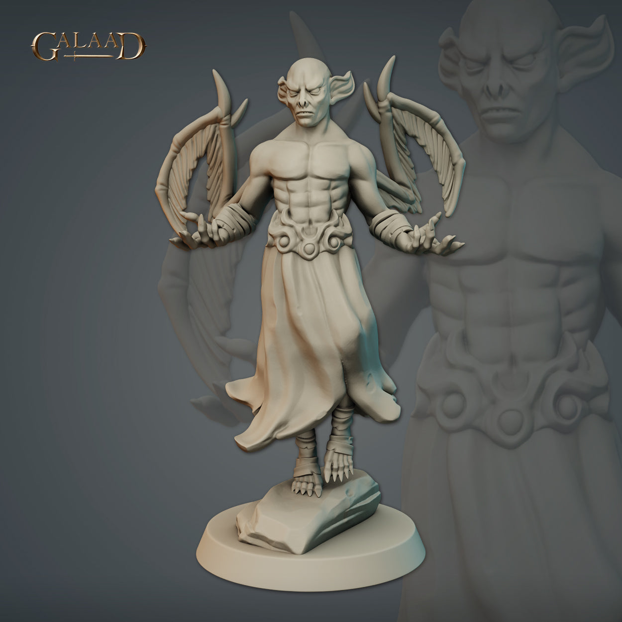 Lord Vampire-02: 3D Resin Printed DnD (D&D) Pathfinder Miniatures