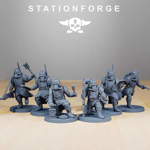 Grim Guard Supporters | Compatible with W40K/WG/SF