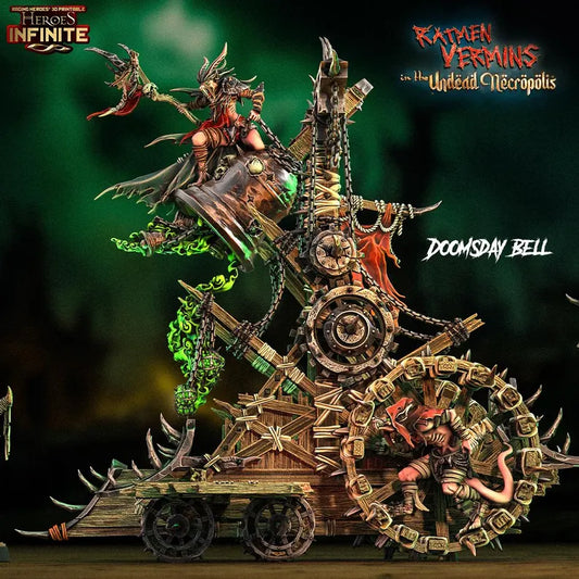 Doomsday Bell - Chaos Ratmen Warmachine| Compatible with Tabletop Fantasy Wargames