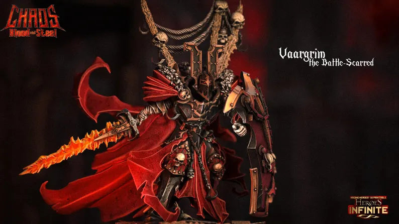 Vaargrim the Battle-Scarred, Chaos Champion - Chaos Blood and Steel