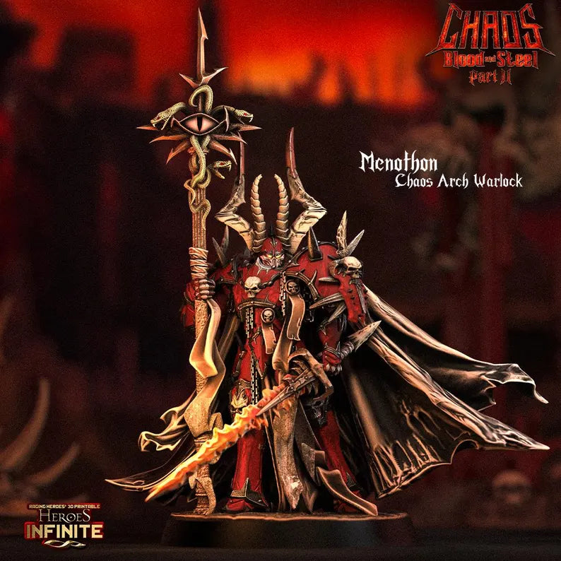 Menothon, Chaos Arch Warlock - Chaos Blood and Steel