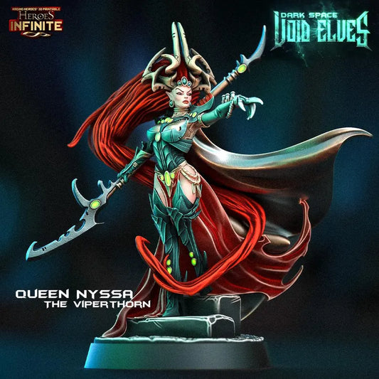 Queen Nyssa the Viperthorn – Stunning 32mm Scale Fantasy Wargaming Miniature