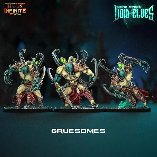 Dark Elf Gruesomes - 3-Man Squad