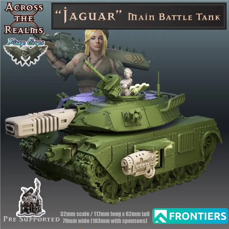 Jaguar Main Battle Tank - Across the Realms Pinup Corps