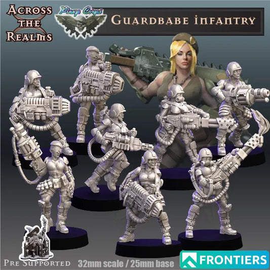 Guardbabe Infantry Heavy Weapons - 10-Babe Squad