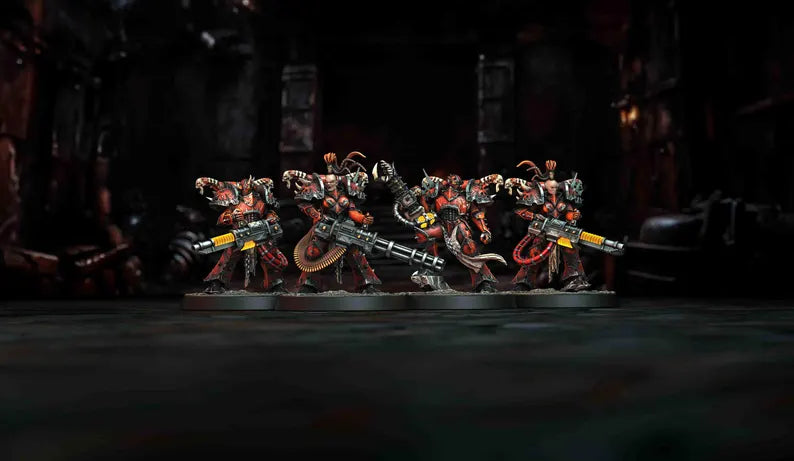 Chaos Space Knights Devastators 5-Man Unit - Chaos Across the Galaxy | Compatible with Tabletop Wargames