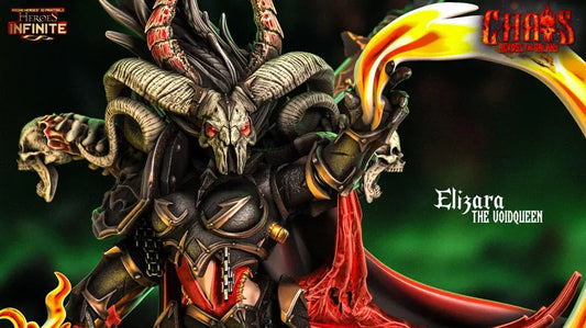 Elizara, The Voidqueen w/out Mask - Chaos Across the Galaxy | Compatible with Tabletop Wargames