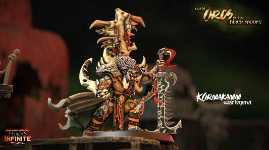 Kormakamm, War Legend - Wild Orcs of the Black Moors | Compatible with Tabletop Wargames