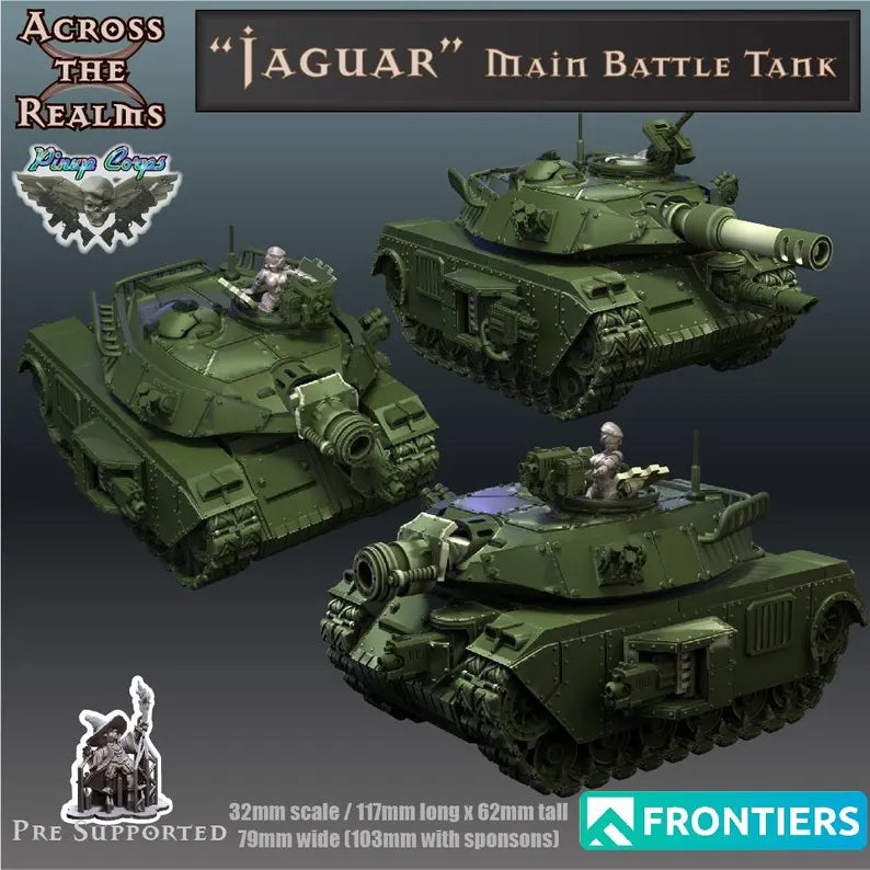 Jaguar Main Battle Tank - Across the Realms Pinup Corps