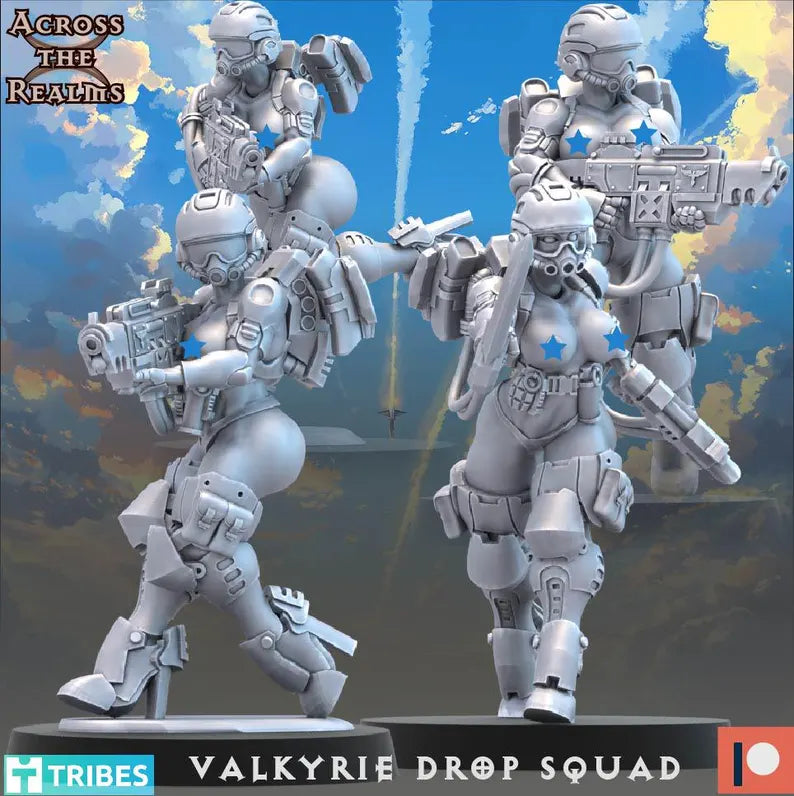 NSFW Valkyrie Babe Drop Squad - 13-Babe Squad (Various Poses)