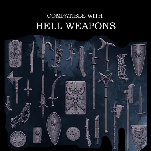 Hell Weapons Bundle - Trench Warband Miniatures | Compatible with Tabletop Wargames