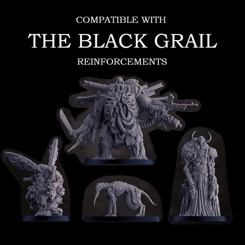 Trench Warband Reinforcements: The Black Grail - Trench Warband Miniatures | Compatible with Tabletop Wargames