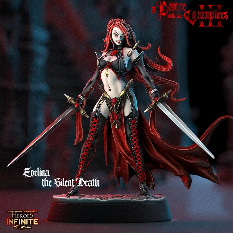 Evelina, the Silent Death - a Dance with the Vampires | Compatible with Tabletop Wargames